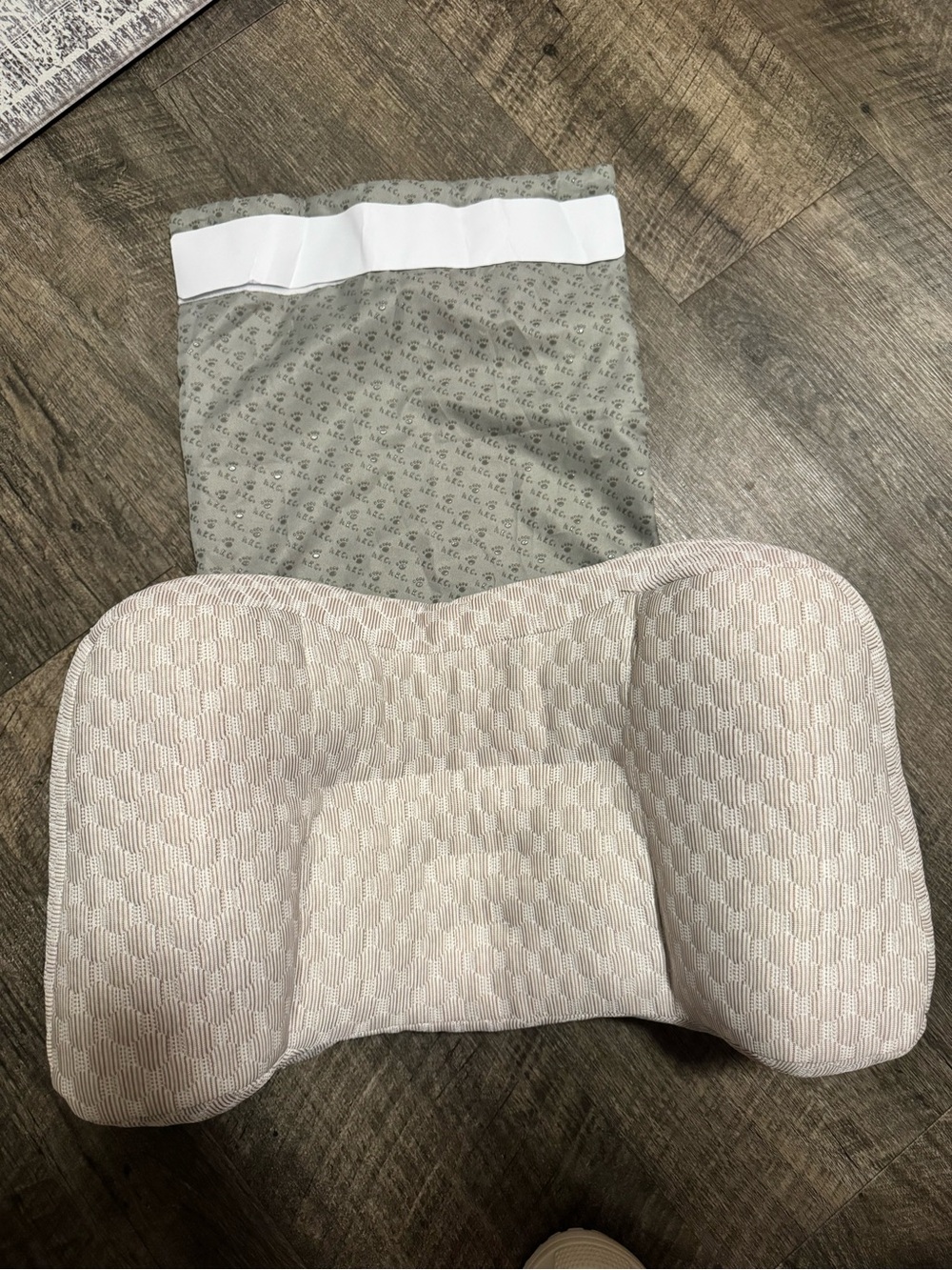 Contoured Support Pillow in Light Beige - Home Accents (for couch, recliner,car)